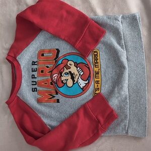 VGUC Super Mario sweatshirt - Jumping Beans size 6